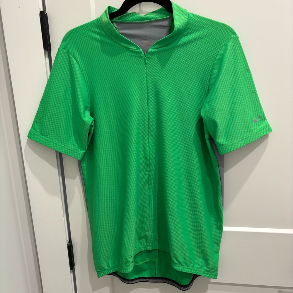Nike Dri-FIT Neon Green Cycling Jersey